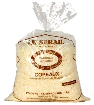 Copeaux de savon de Marseille Nature Le Sérail 1kg Copeaux de savon de Marseille