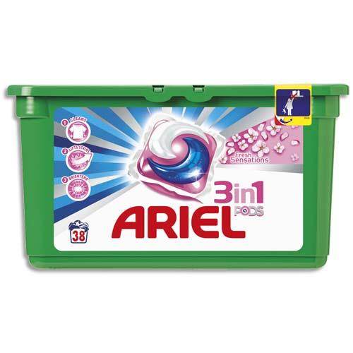 Lessive en doses ARIEL Pink Fresh - Boîte plastiqu