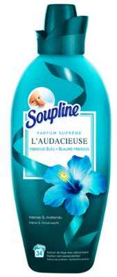 Adoucissant L Audacieuse hibiscus bleu Soupline - le Adoucissant L Audacieuse hibiscus