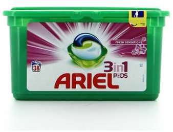 Ariel Pods 38 Doses 3En1 Fresh Sensation