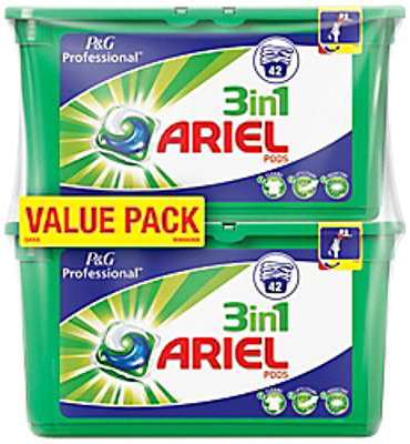 Lessive en capsules Ariel 3-en-1 - 2 x 42/Lot