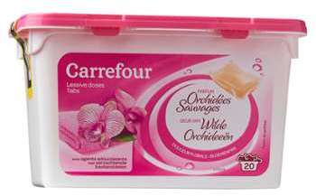 Lessive doses parfum orchidées sauvage Carrefour - Lessive doses parfum orchidées