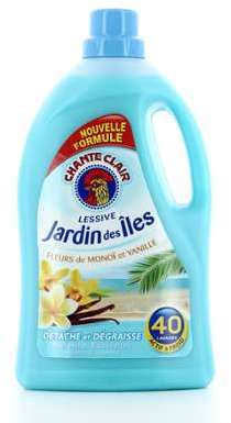 Chanteclair Lessive Liquide 40 Doses Jardin des îl