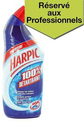 Gel WC Harpic 100 détartrant 750 ml Gel WC Harpic 100 détartrant