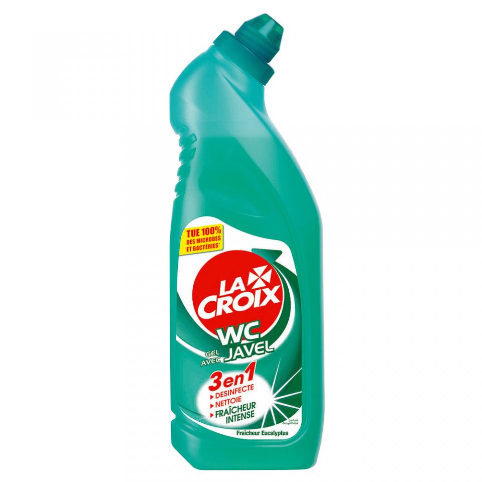 Gel WC avec javel La Croix eucalyptus 750 ml Gel WC avec javel La Croix