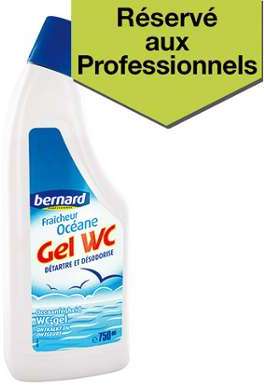 Gel WC Bernard Fraîcheur océane 750 ml Gel WC Bernard Fraîcheur océane