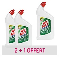 Pack 2 + 1 gels WC Net triple action