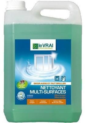 Nettoyant vitres et multi-surfaces Le Vrai - bidon