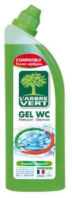 Nettoyant WC Gel écologique romarin L Arbre Vert - Nettoyant WC Gel écologique