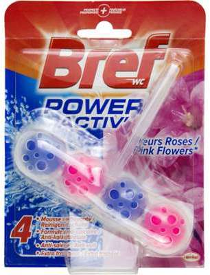Bloc WC fleurs roses Bref WC - le bloc de 50 g Bloc WC fleurs roses Bref