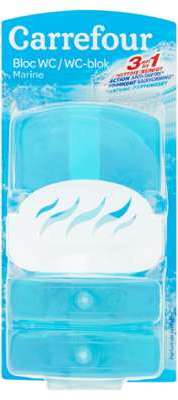 Bloc WC liquide recharges 3en1 marine Carrefour - le Bloc WC liquide recharges
