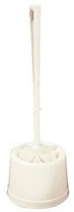 Combiné WC Porte brosse et brosse Blanc