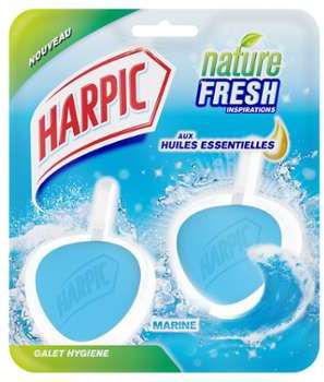 Blocs WC marine Harpic - les 2 galets de 40 g Blocs WC marine Harpic - les