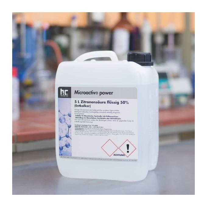 1 x 5 l Acide Citrique Liquide 50% - HöFER CHEMIE