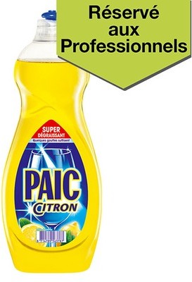 Liquide vaisselle main concentré Paic citron, flac