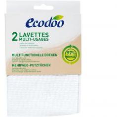 ECODOO Lot de 2 Lavettes Multi-Usages ECODOO Lot de 2 Lavettes Multi-Usages