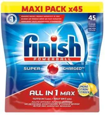 Tablettes tout en 1 citron Finish - le sachet de 45 Tablettes tout en 1 citron