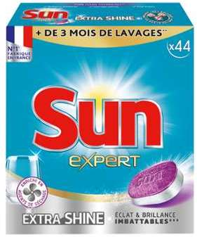Tablettes lave vaisselle Expert Extra Shine Sun - la Tablettes lave vaisselle Expert