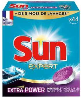 Tablettes lave vaisselle Expert Extra Power Sun - la Tablettes lave vaisselle Expert