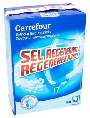 Sel régénérant lave-vaisselle Carrefour - la boîte Sel régénérant lave-vaisselle