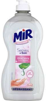Liquide vaisselle aloé vera Mir - le flacon de 500 Liquide vaisselle aloé vera