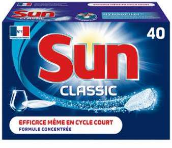 Tablettes lave-vaisselle Classic Sun - la boite de Tablettes lave-vaisselle Classic