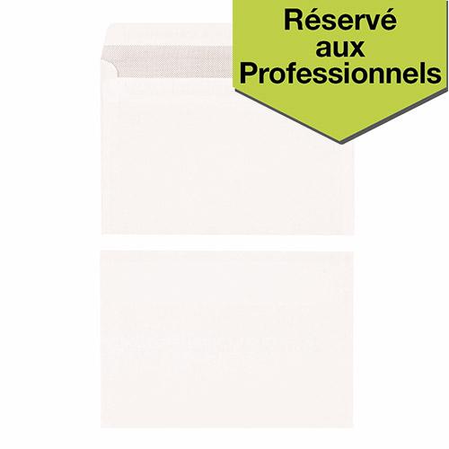 500 enveloppes C6 blanches 1er prix gommées 114 x