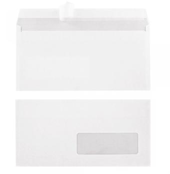 500 enveloppes DL blanches 1er prix à bande protec