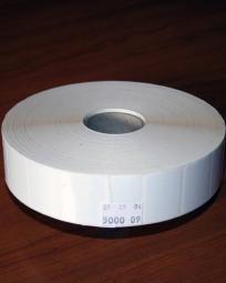 Rouleau étiquettes autocollantes Velin Amovible 39