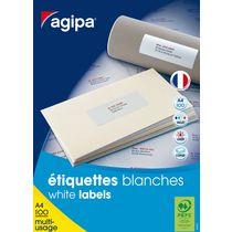 Etiquettes adresses 105 x 35 mm Agipa 119005 - Boî
