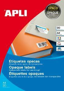 APLI agipa 11706 étiquettes multiusages opaques bl