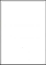 Etiquettes autocollantes papier brillant 1 par pla