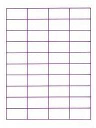 Etiquettes autocollantes 40 par planche A4