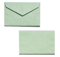Enveloppe élections verte 90 x 140 mm - Boîte de 1