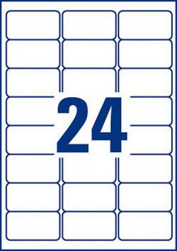 Etiquettes adresses laser 63,5 x 33,9 mm Avery L71