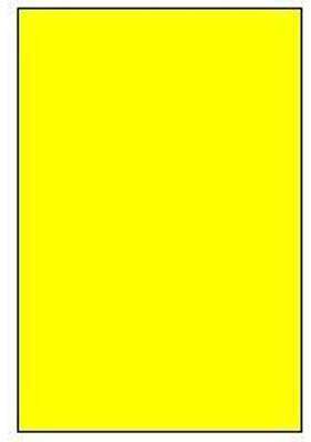 APLI 02878 étiquettes laser jaune fluo 210x297mm c
