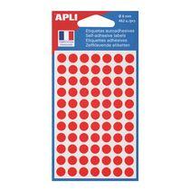 Pastilles adhésives Ø 8 mm Agipa 11183 rouges - Po