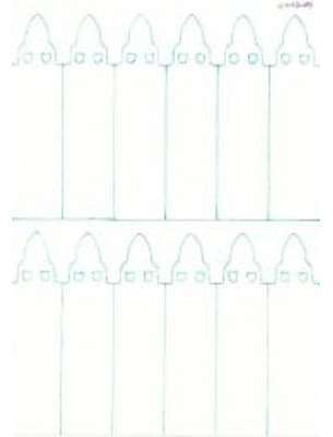 Etiquette a piquer avec clips 35x135 2 trous - 12