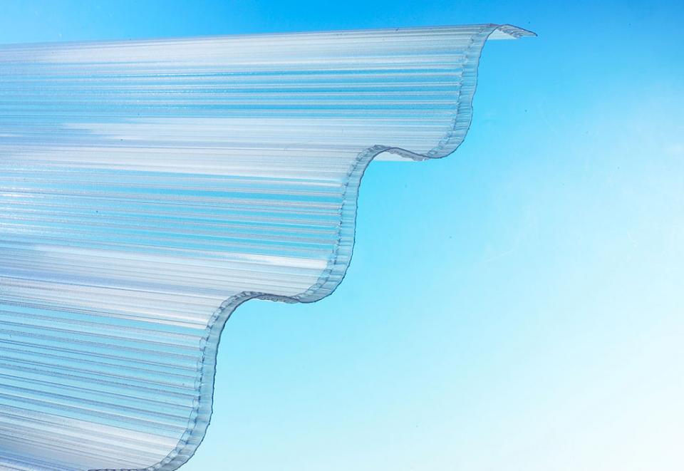 Plaque Polycarbonate Alvéolaire Ondulé 6mm 2x0,92m