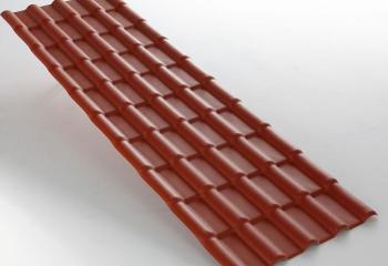 Plaque PVC Imitation Tuile 2,18x0,74m ep. 2,3mm (2