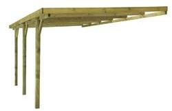 Carport Bois adossé DAKAR traité autoclave