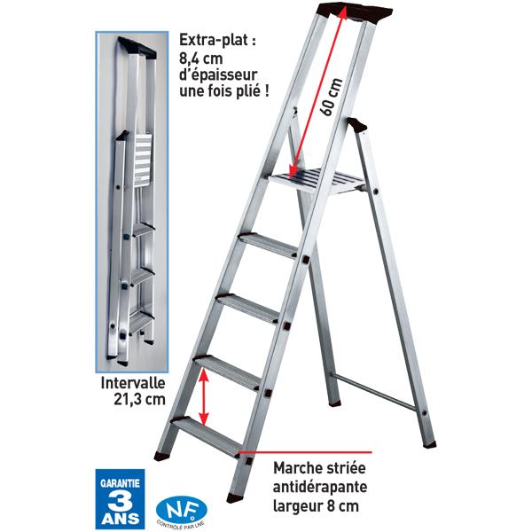 Escabeau compact TUBESCA - Escabeau compact TUBESC