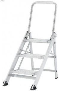 Marchepied confort pliant extra plat 4 marches Marchepied confort pliant