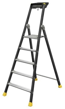 Escabeau aluminium laqué 12 marches