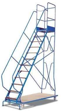 Escabeau girafe mobile sécurisé 12 marches Escabeau girafe mobile sécurisé