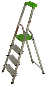 Escabeau aluminium à 3 marches ultra larges