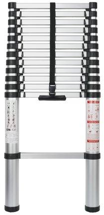 Echelle télescopique 3m81 13 barreaux RIBITECH PRET13 Echelle télescopique 3m81