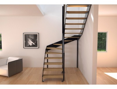 Limons Tokyo pour Escalier Demi Tournant en Acier