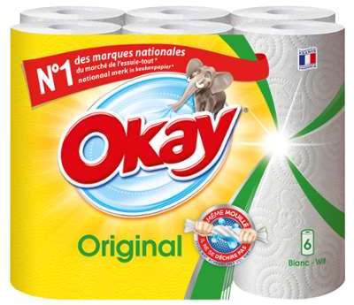 Essuie-tout Original Okay - les 6 rouleaux Essuie-tout Original Okay