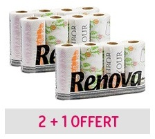 Pack 2 + 1 essuie-tout Renova